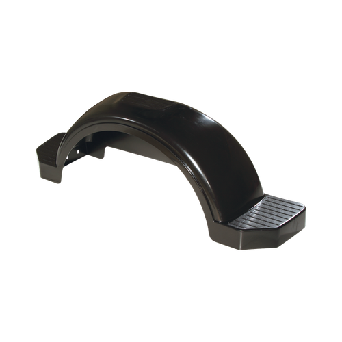 PF8585 --- Fulton Plastic Fender - 15" Tire Size - Black - 45" Long