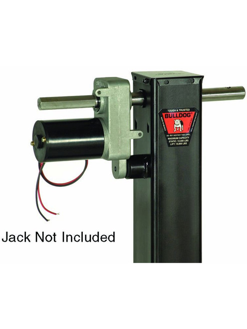 183749 --- BULLDOG Twin Cam Drop Leg Trailer Jack - 12,500 lb