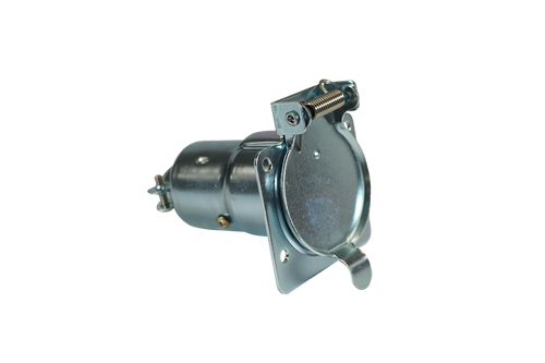 57S --- 7-Way Round with Flat Pin Socket