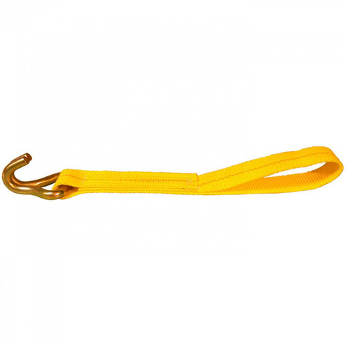 WS213J --- 2" Cargo Winch Strap with J Hook - 13"