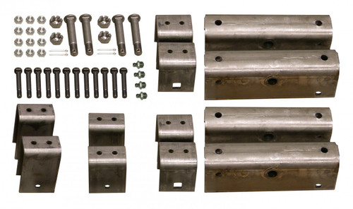 GSHK3 --- Triple Axle Hanger Kit for 2" Wide Slipper Spring w/Grease Bolts