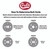 1-42655EZ --- 6 on 5-1/2" Hub Assembly - 6,000 lb - Ez Lube