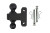 BPED25OFFSET --- Dual-Ball Seven Position 2-1/2" Offset Shank Extreme Duty Hitch - 36k