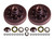 42865HD916 --- 8 on 6-1/2" Hub and Drum Assembly - Pair - 7,000 lb - 9/16 Studs