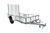 AR5010GTA --- 2024 Black Rhino 5'x10' Aluminum Tube Top Utility Trailer #AR4061