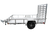 AR5010GTA --- 2024 Black Rhino 5'x10' Aluminum Tube Top Utility Trailer #AR4061