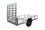 AR5010GTA --- 2024 Black Rhino 5'x10' Aluminum Tube Top Utility Trailer #AR4061