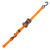 CS240 --- CarbonX® Ratchet Tie Down Straps - 2 Pack Orange - 1-1/4"x10' - 3,000lb