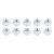 2025047566 --- Hex Flange Nut - 1/2"-20 - 10 pack