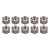 2025027771 --- 6-Slot Castle Spindle Nut - 1-3/4"-12 Threads - 10 pack