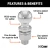 40019 --- 2" Hitch Ball with long 3/4" shank, 3,500 lb Capacity, Chrome Finish