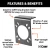 57206 --- Mounting Bracket for 7-Way OEM Socket