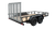 CT612GT-E2 --- 2026 Croft 6' x 12' Tandem Axle Tube Top Utility Trailer with Rear Gate - 7,000 GVWR #CT5956