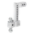 45387 --- AlumaLite™ Adjustable Aluminum Hitch with Dual Ball, 10" Drop, 2-1/2" Shank