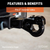 RMPH5-20K --- Receiver-Mount Pintle Hook (2" Shank, 20,000 lbs., 2-1/2" Lunette Rings)