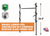 LT10 --- Lockable Three Trimmer Rack