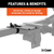 118136 --- Universal Mounting Bracket for Receiver Hitches (Long)