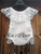 Warm White Lace Baby Romper 