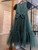 Natalie Dress in Hunter Green