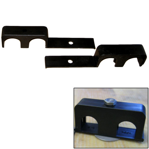 Weld Mount Double Poly Clamp f\/1\/4" x 20 Studs - 1" OD - Requires 1.75" Stud - Qty. 25 [801000]