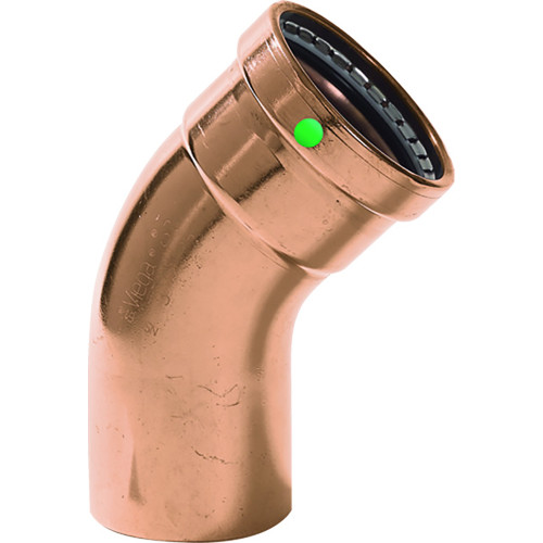 Viega ProPress - 2-1\/2" - 45 Copper Elbow - Street\/Press Connection - Smart Connect Technology [20668]