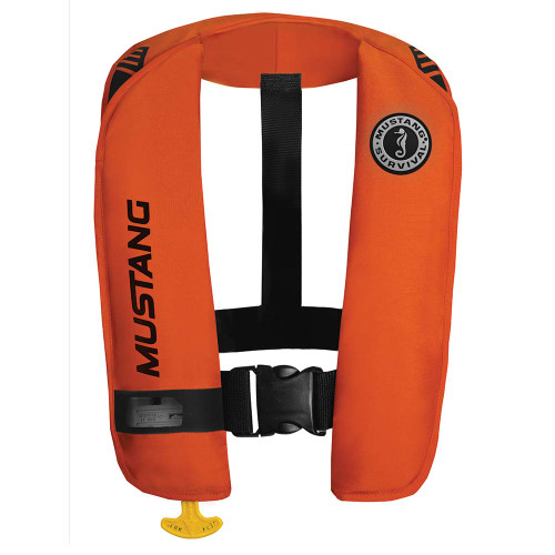 Mustang MIT 100 Inflatable Automatic PFD w\/Reflective Tape - Orange\/Black [MD2016T1-33-0-202]