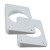 TACO Wedge Plates f\/Grand Slam Outriggers - White [WP-150WHA-1]