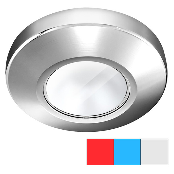 i2Systems Profile P1120 Tri-Light Surface Light - Red, Cool White  Blue - Chrome Finish [P1120Z-11HAE]