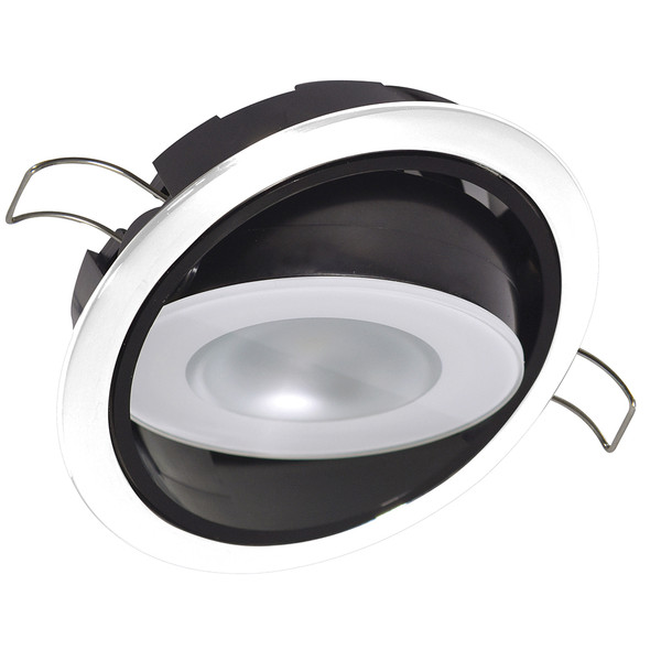 Lumitec Mirage Positionable Down Light - White Dimming - White Bezel [115123]