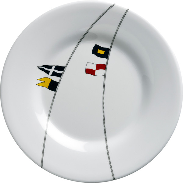 Marine Business Melamine Round Dessert Plate - REGATA - 7" Set of 6 [12003C]