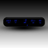 5 Gauge Universal LED Digital Panel - BLUE