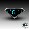 1955-59 Chevy Truck LED Digital Panel -TEAL