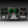 1973-87 Chevy Truck LED Digital Gauge Panel - GREEN