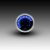 Voltmeter Analog LED Bargraph Chrome Bezel – BLUE