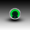 Voltmeter Analog LED Bargraph Chrome Bezel – GREEN