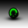 Fuel Level Analog LED Bargraph Black Bezel – GREEN