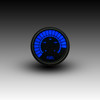 Fuel Level Analog LED Bargraph Black Bezel – BLUE