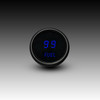 Fuel Level LED Digital Black Bezel - BLUE