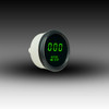 Outside Air Temperature LED Digital Black Bezel - GREEN