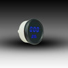 Outside Air Temperature LED Digital Black Bezel - BLUE