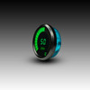 Memory Speedometer LED Digital Bargraph Black Bezel - GREEN