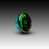 Memory Speedometer LED Digital Bargraph Black Bezel - GREEN