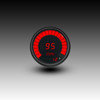 Memory Speedometer LED Digital Bargraph Black Bezel - RED