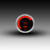 Memory Speedometer LED Digital Bargraph Chrome Bezel - RED Memory Speedometer LED Digital Bargraph Chrome Bezel - RED
