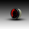 Transmission Temperature LED Analog Bargraph Gauge in Black Bezel-RED