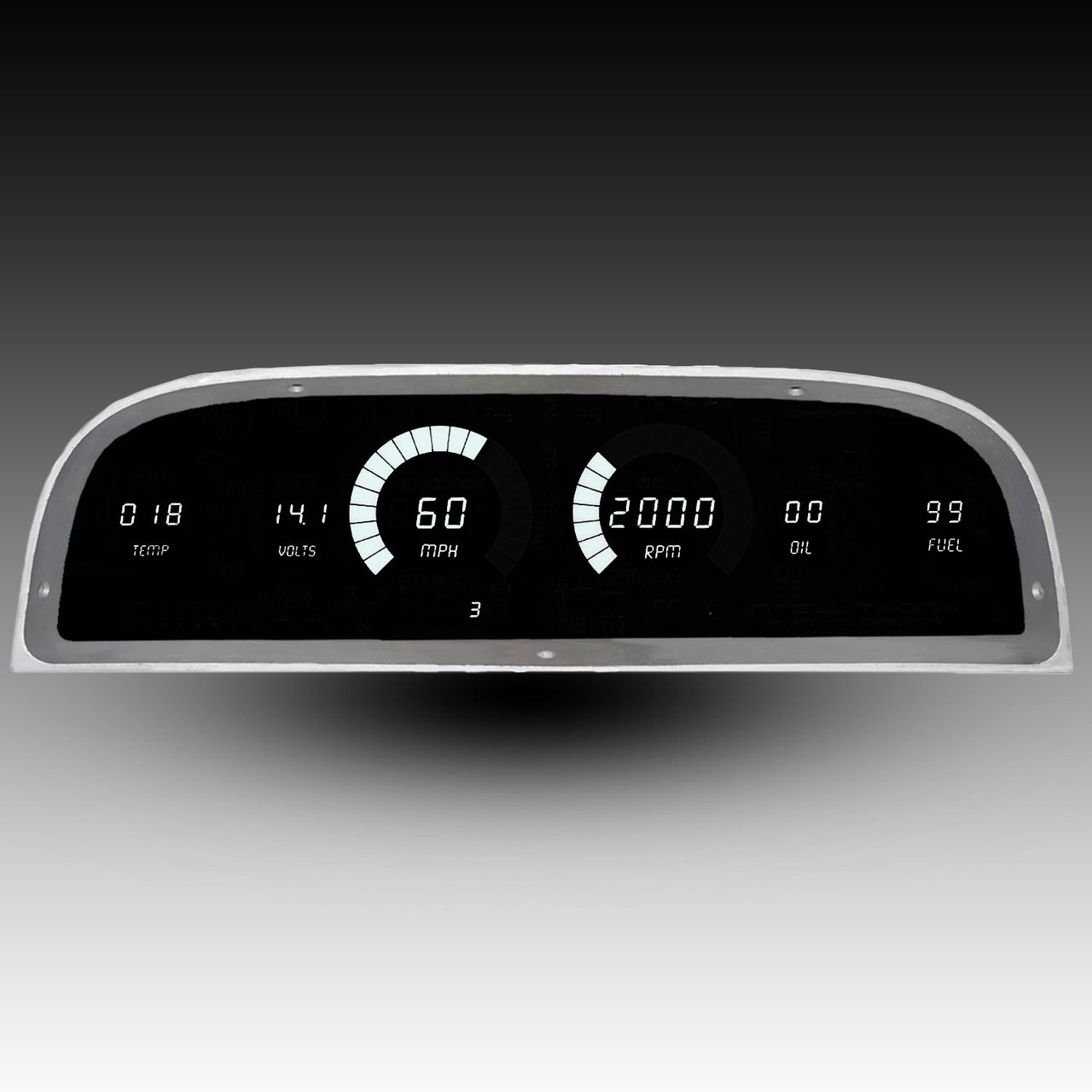 1960-1963 Chevy Truck LED Digital Gauge Panel DP6001