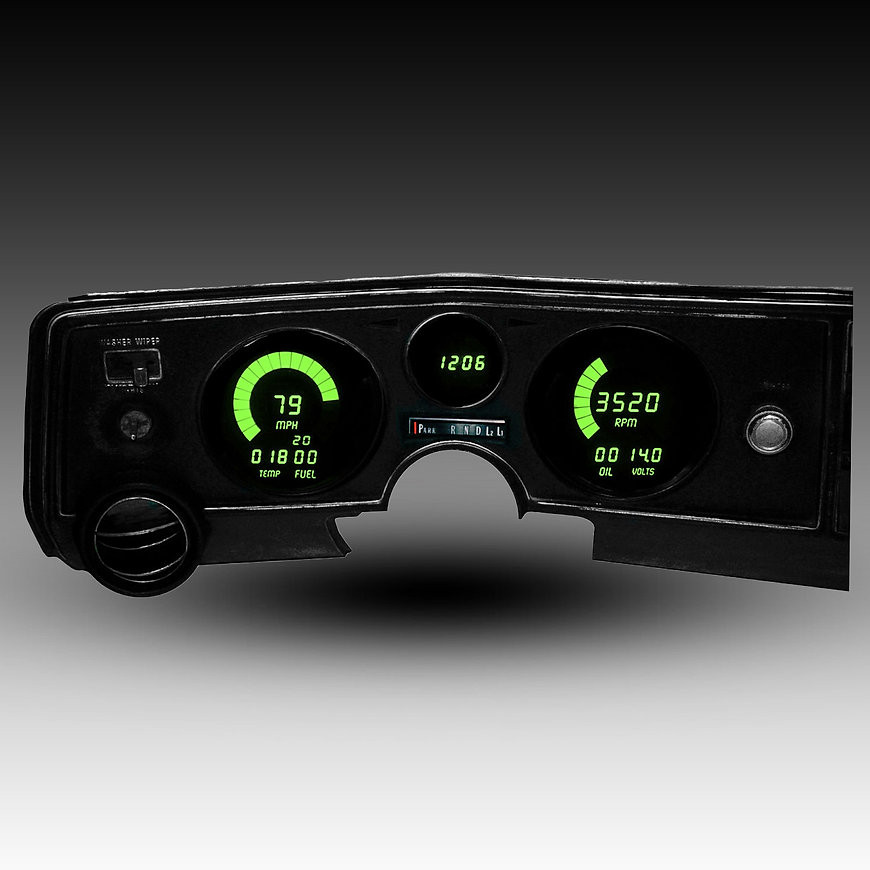 1969 Chevy Chevelle LED Digital Gauge Panel
