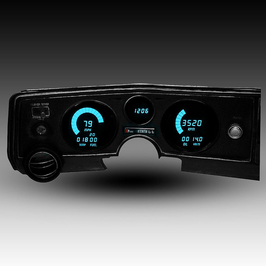 1969 Chevy Chevelle LED Digital Gauge Panel