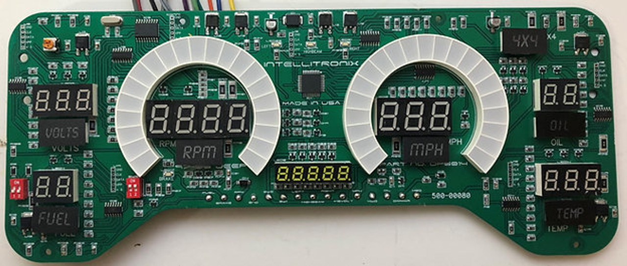 1996-2006 Jeep TJ LED Digital Gauge Panel