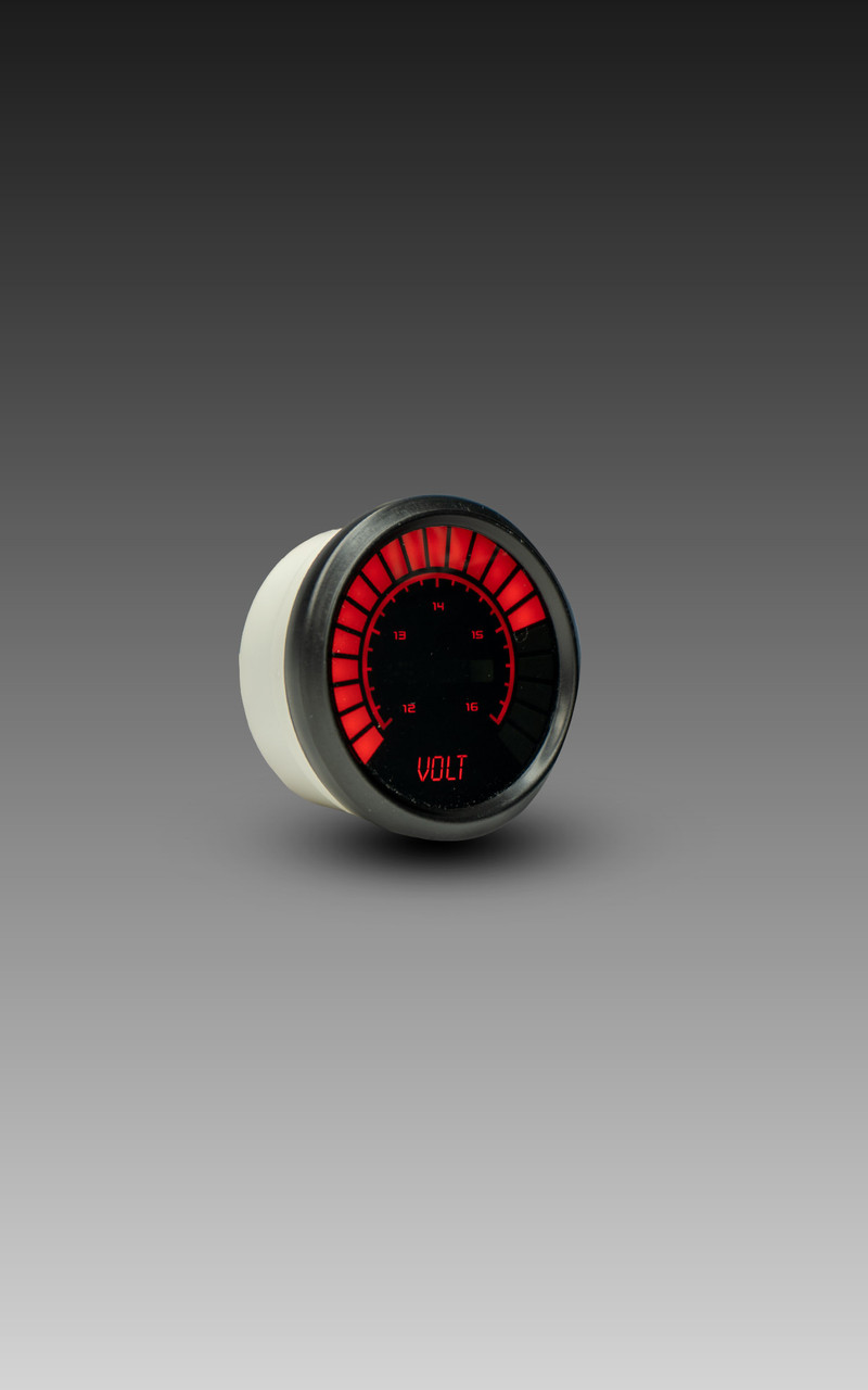 Voltmeter Analog LED Bargraph Black Bezel – RED